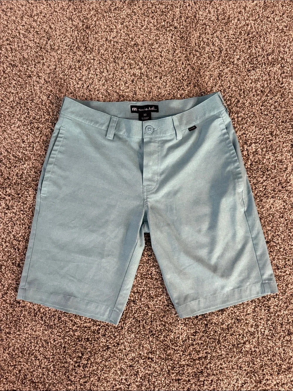 Travis Matthew Light Blue Men's Casual Shorts